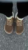 Boots Olivia - Warm Leather Winter Boots with Merino Wool Lining - MyMara