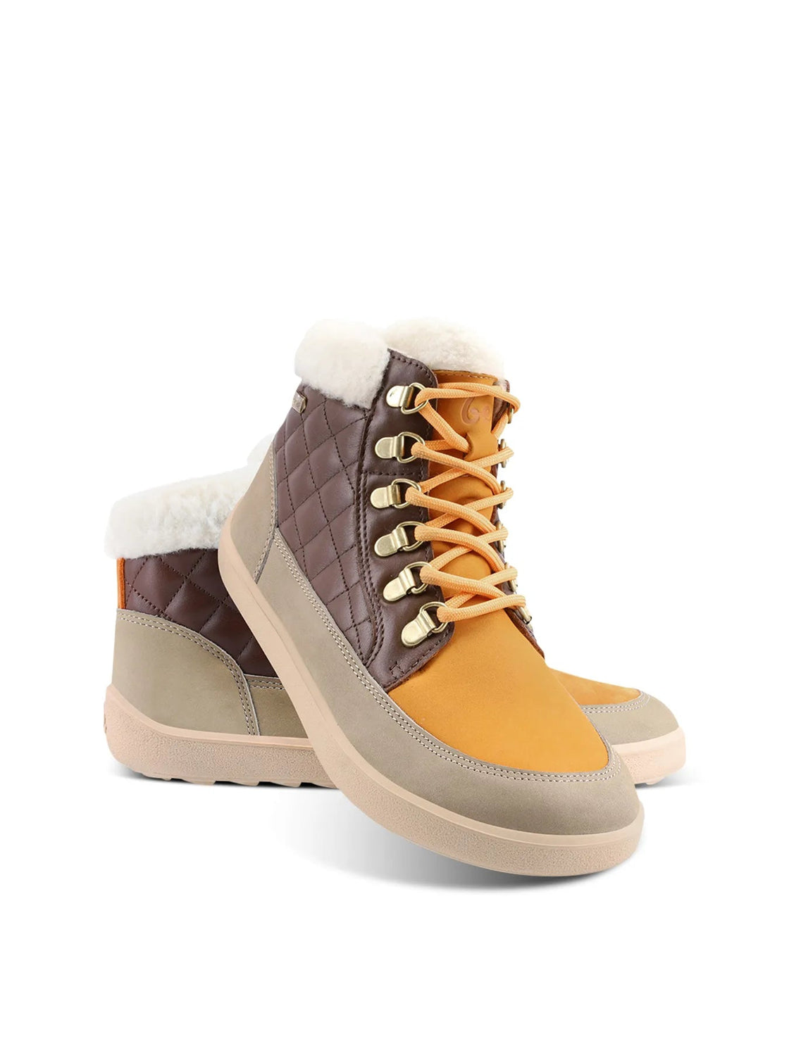 Boots Olivia - Warm Leather Winter Boots with Merino Wool Lining - MyMara
