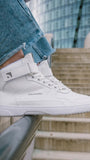 High Top Sustainable Leather Shoes - MyMara