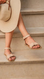 Iris Leather Summer Sandals - MyMara