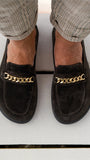 Men's Moccasins Prestage with Gold Chain Detail - MyMara