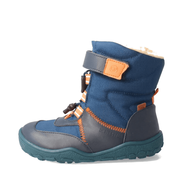 narwalSTYLE Midnight Blue Kids' Barefoot Winter Boots - MyMara