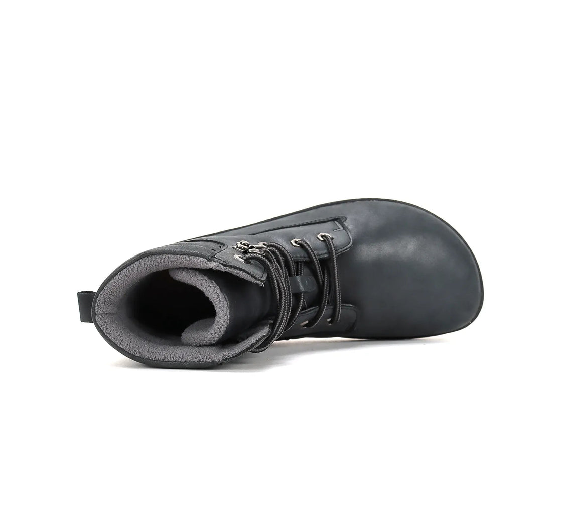Stitch & Walk Fleece-Lined Leather Barefoot Boots - MyMara